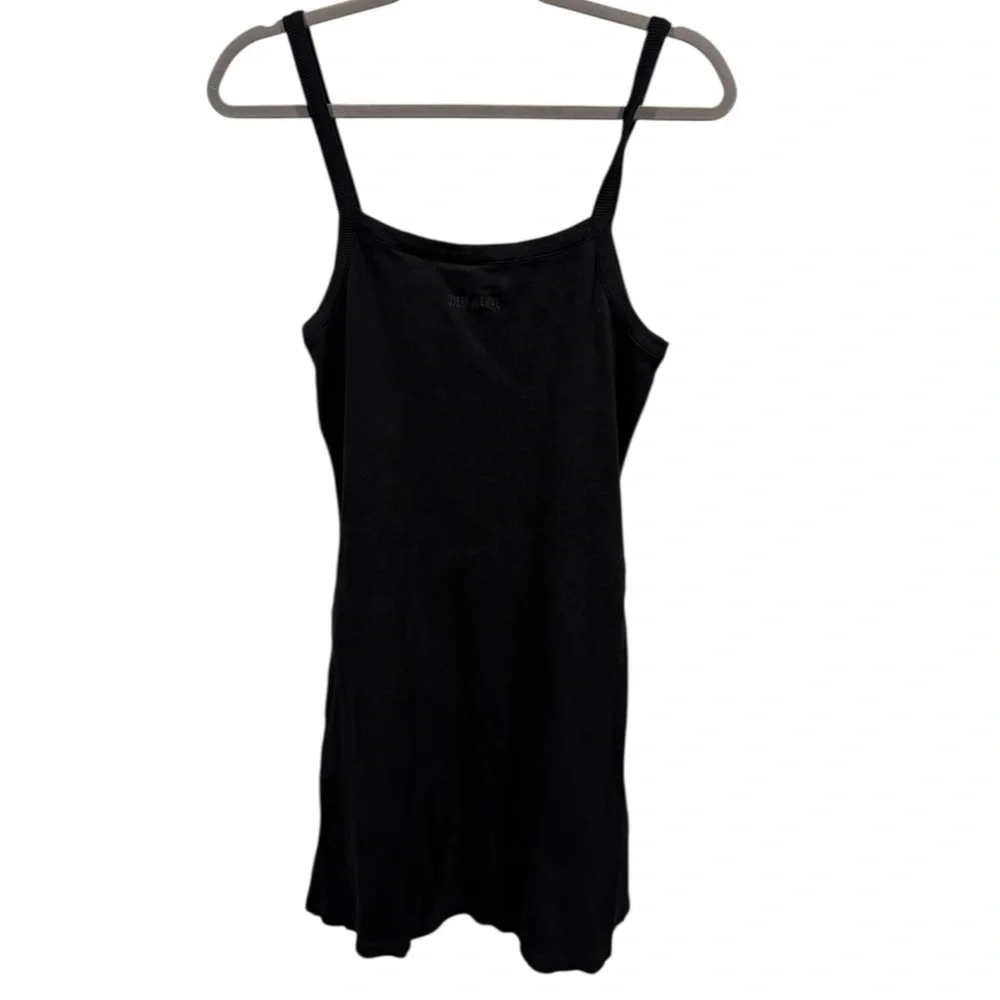 New! Djerf‎ Avenue Daily Tank Dress Ribbed Black - Picture 5 of 9